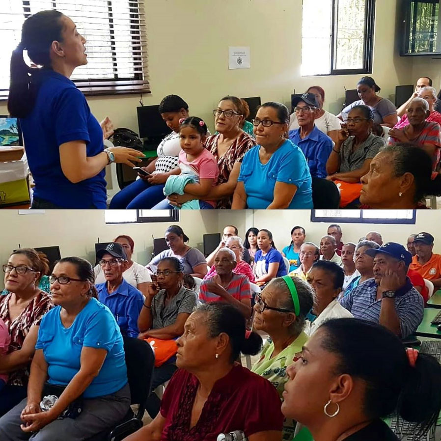 Charla comunitaria en Hato del Yaque