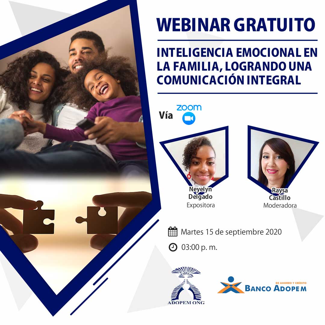 ENCUESTA DE SATISFACCIÓN: WEBINAR GRATUITO: INTELIGENCIA EMOCIONAL EN LA FAMILIA, LOGRANDO UNA COMUNICACIÓN INTEGRAL